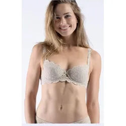Nina Von C. Dirndl-BH Dekolleté/Dirndl-BH, SILVER EDITION - latte macchiato 90 D
