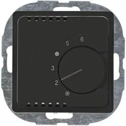 Kopp 290450006 HK05 Raumthermostat "Wechsler" mattschwarz