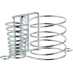 WENKO Haartrocknerhalter Milano, (für 2 Elektrogeräte) silberfarben