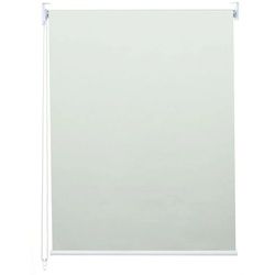 Seitenzugrollo MCW-D52-60x230, MCW, abdunkelnd, verschraubt, Wand- oder Deckenmontage, Bohrmontage, blickdicht, Thermobarriere, Stufenlose Bedienung, Kettenzug inkl. Kindersicherung braun