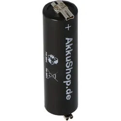 AccuCell NiMH Akku X1600 AA auch passend für Wella Contura HS40, HS61 ca. 50,5x14,5mm, vor der Bestellung die Abmessungen des Akkus prüfen !