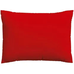Schlafgut Kissenhülle , Dunkelrot , Textil , Uni , 40x60 cm , Grüner Punkt, AZO-frei, Oeko-Tex® Made IN Green , bügelleicht, bügelfrei, hochwertige Qualität, formstabil, langlebig , Heimtextilien, Bezüge, Kissenbezüge