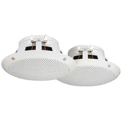 Monacor Monacor SPE-230/WS Einbaulautsprecher 50 W 8 Ω Weiß 1 Paar Einbaulautsprecher weiß