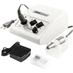 JSDA Maniküre-Pediküre-Set, Nagelfräser 30000 U/min mit Fußpedal & 4 Bits weiß