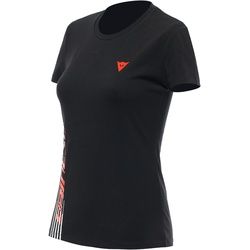 Dainese Logo Damen T-Shirt, schwarz-rot, Größe 3XL