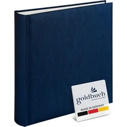 Goldbuch Fotoalbum GOLDBUCH Fotoalbum Summertime 100 weiße Seiten mit Trennblättern 30x31 blau