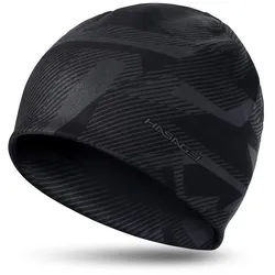 LuxusKollektion Beanie Laufmütze Fahrradmütze Beanie Herren Damen Einheitsgröße Köper