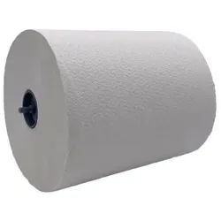 CWS Rollenhandtuchpapier, hochweiß, 2-lagig, nicht perforiert, Papierhandtuchrolle ideal für die hygienische Entnahme, 1 Karton = 6 Rollen à 150 m
