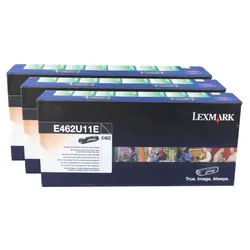 Lexmark E462 Toner Black 18K 3 Pack