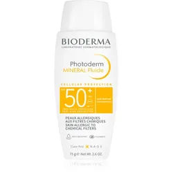 Bioderma Photoderm Mineral Fluid schützendes Fluid ohne chemische Filter SPF 50+ 75 g