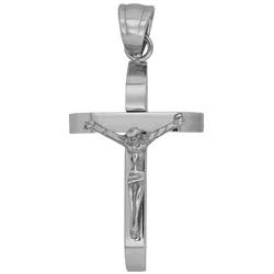Adelia ́s Kettenanhänger Unisex Anhänger – Kreuz Kreuzanhänger aus Edelstahl, Perfekt zum Verschenken an besondere Menschen silberfarben