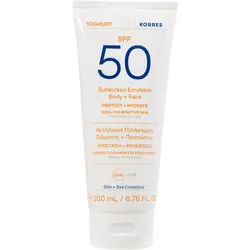 KORRES YOGHURT Sonnenschutz-Emulsion für Körper und Gesicht SPF50