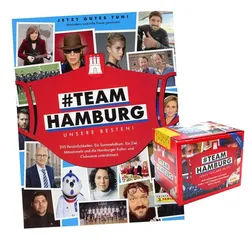 Panini Sammelkarte Team Hamburg - Sammelsticker - 1 Display (50 Tüten) + 1 Album