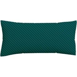 Schlafgut Kopfpolsterbezug , Petrol, Dunkelgrün , Textil , Farbverlauf , 40x80 cm , bügelleicht, bügelfrei , Heimtextilien, Bezüge, Polsterbezüge