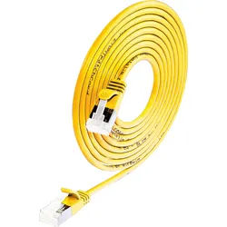 SLIM SL6A 3 GE - Cat.6a SLIM-Light-Kabel, U/FTP, 3 m, gelb