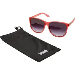 URBAN CLASSICS Sonnenbrille Urban Classics Unisex Sunglasses Chirwa UC rot