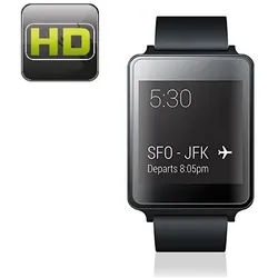 3x Displayfolie für LG G Watch SmartWatch Displayschutzfolie HD ULTRA KLAR