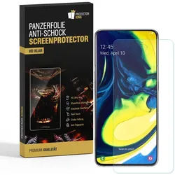 3x 9H Nano-Glass für Samsung Galaxy A80 3D KLAR Anti-Shock Anti-Bruch Anti-Stoß Anti-Schmutz Panzernanoglas Displayschutz Schutzfolie Panzerfolie Panzerglas Screen-Protector