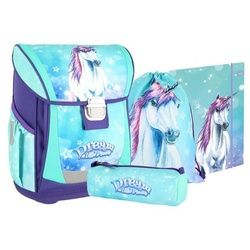 Spirit Schulranzen Schulranzen-Set "LITTLE DREAM" Einhorn Pferd - 4 teilig