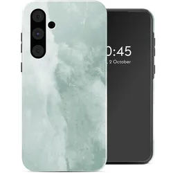 Samsung Galaxy A55 (5G) Hülle - Kunststoff - Selencia Hard Case/Backcover - Handyhülle Bunt - Marmor Design
