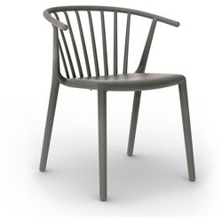 Armlehnstuhl Woody Grupo Resol grau, Designer Josep Lluscà, 74.2x59x56.5 cm