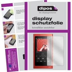 Dipos Displayschutzfolie Crystalclear (2 Stück, Walkman NW-A35HN), Smartphone Schutzfolie