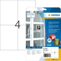 Herma, Etiketten, Outdoor-Etiketten 105 x 148 mm, 20 Blatt