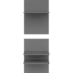 Einlegebodenset K49-POL357/49 Graphitfarben, 3-teilig