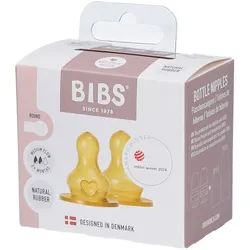 Bibs Flaschensauger Latex 2er-Pack