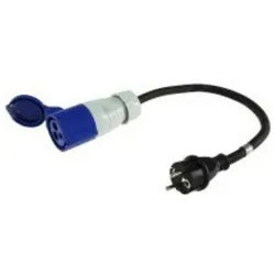 ChiliTec CEE Adapter Kabel 35cm, 230V/16A, IP44 Verlängerungskabel