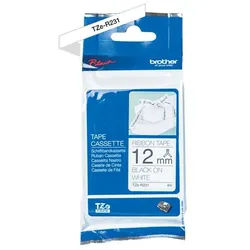 Brother Beschriftungsband TZe-R231 P-touch textiles Schriftband