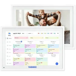 TABWEE P10 10,1" Desktop Digitaler Bilderrahmen und Kalender Tablet (10.1", 32 GB, Android 10,1, Weihnachtsgeschenk für die Familie)