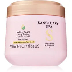 Sanctuary Spa Lily & Rose Natural Oils intensive feuchtigkeitsspendende Körperbutter 300 ml