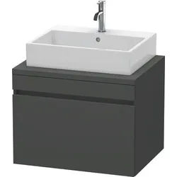 Duravit DuraStyle Konsolenwaschtischunterbau wandhängend Graphit Matt 700x548x512 mm - DS531104949 DS531104949