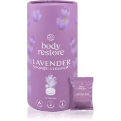 Body Restore Lavender Shower Steamers Duschbomben mit Lavendelduft 6 St.