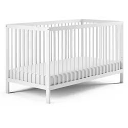 Kids Collective Babybett 70x140 cm in weiss , Holz , Buche , 70x140 cm , Babymöbel & Kindermöbel, Babyzimmer, Babybetten, Gitterbetten