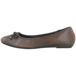 Fitters Footwear 2BB0880205 Brown Brush Ballerina braun 44 EU