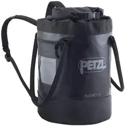 PETZL - Seilsack - BUCKET 30 - Gelb, Rot, Schwarz Schwarz
