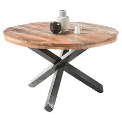 Esstisch Ace ca ø 130 cm Mangoholz