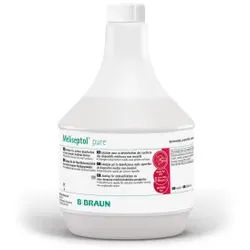 B. Braun Meliseptol® pure Flächendesinfektionsmittel, Gebrauchsfertige, alkoholische Schnelldesinfektion für kleine Flächen, 1 Liter - Sprühflasche ohne Sprühkopf