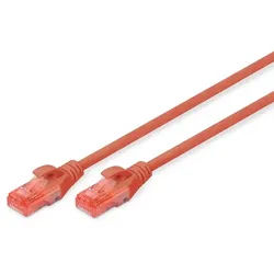 CAT 6 U-UTP Patch Cord - 0.5m - Rot - 0.5m