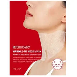 Meditherapy Collagen Wrinkle-Fit Neck Mask Set (7 Masken) (1 Set)