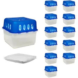 Mojawo 12 Stück Innenraum Raumentfeuchter Luftentfeuchter Nachfüllpack 400g