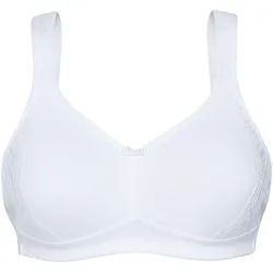 Minimizer-BH SUSA "Minimizer ohne Bügel Nizza", Damen, Gr. 75, Cup C, weiß, Obermaterial: 75% Baumwolle CO. 20% Polyamid PA. 5% Elasthan EL., BHs Minimizer-BH