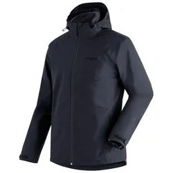 Maier Sports Funktionsjacke Gregale DJ M Herren Wanderjacke wasserdicht, Outdoorjacke mit Kapuze blau XL (56)