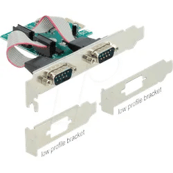 DELOCK 90007 - PCI Express Karte zu 2 x Seriell RS-232