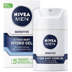 NIVEA NIVEA MEN Sensitive 3-Tage Bart Hydro Gel Tagescreme 50 ml Herren