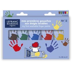 LEFRANC BOURGEOIS 807395 Fingerfarben farbsortiert