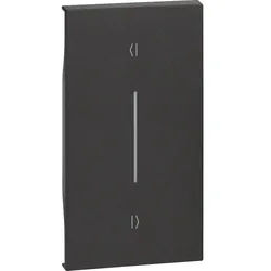 BTicino KG05M2V LivingNow 2M Tasten- abdeckung Auf-Ab für vertikale Inst. Black