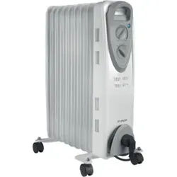 Format lradiator 2000 W m. 9 Rippen u. Thermostat